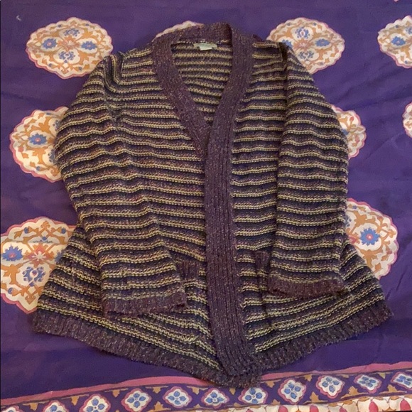 Lucky Brand Striped Cardigan - Picture 2 of 5